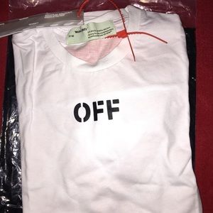 Off white t shirt